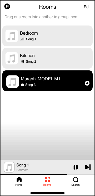 App Select Room M1